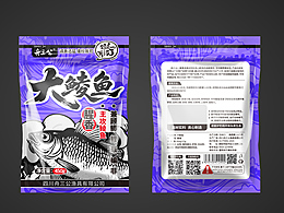 鱼饵包装袋子设计鲮鱼饵料包装设计户外鱼饵包装设计