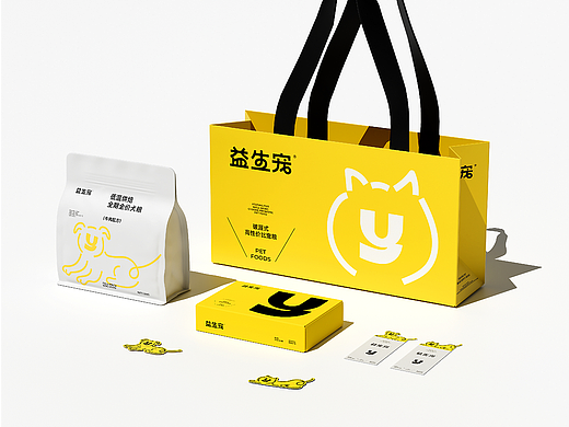 「益生宠」宠物食品品牌设计 - 反色弧