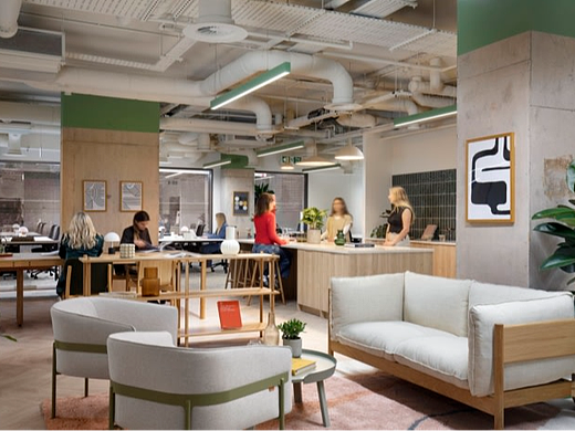 从柔软的到达区到动态的工作区域 营造出一种平衡和轻松的感觉