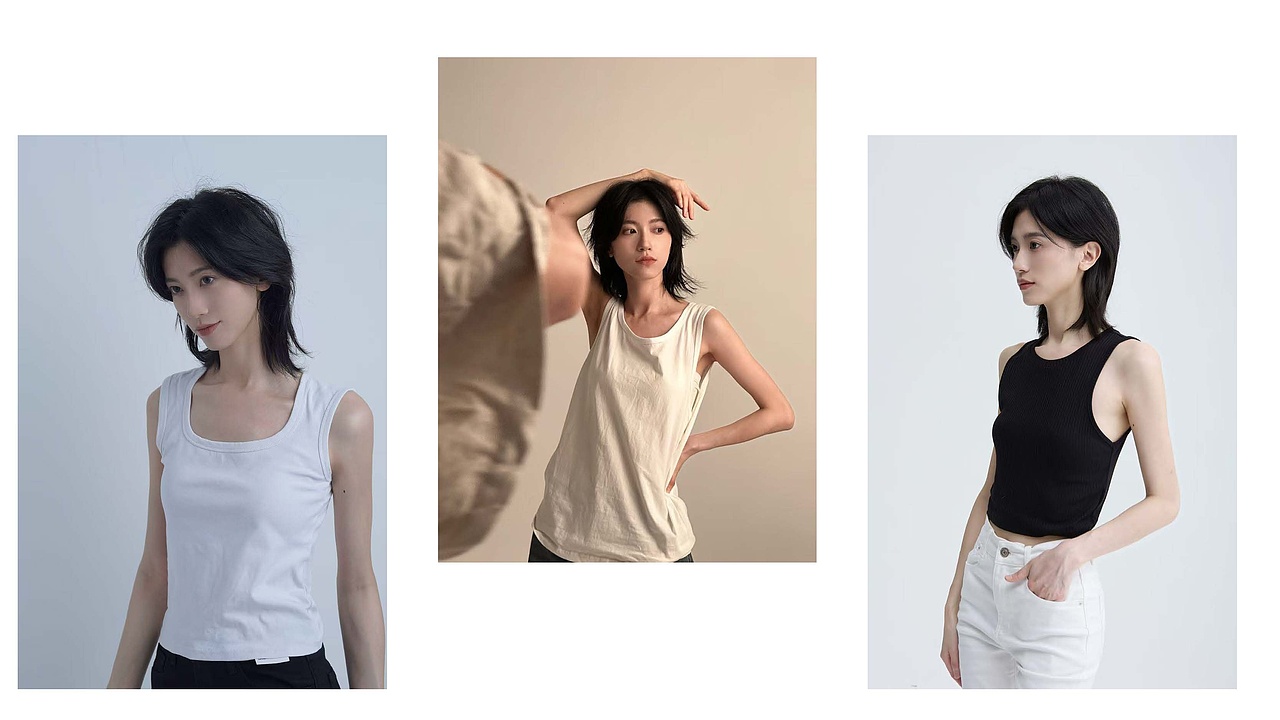 文艺情绪小红书博主风女模