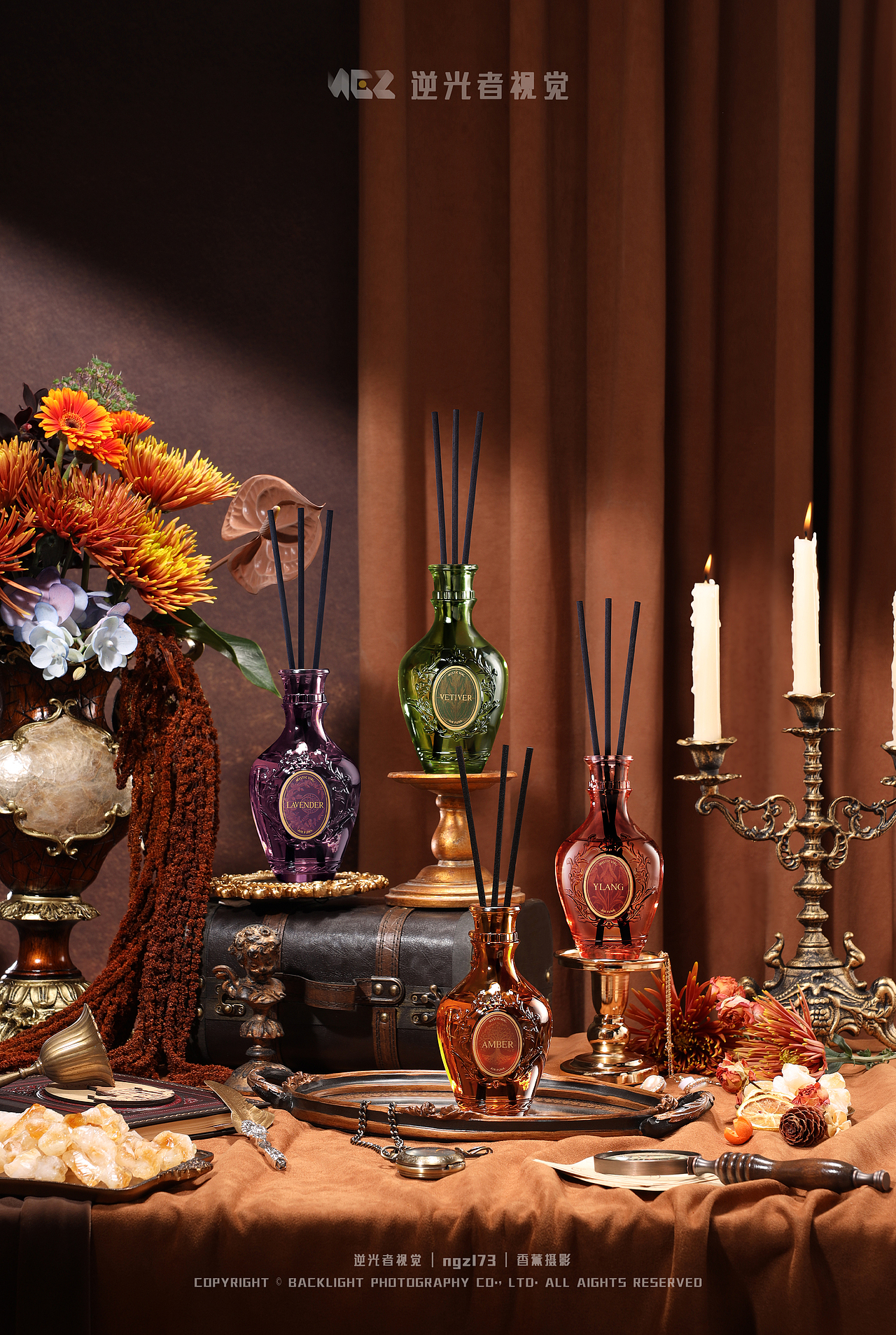 魔法系植物香氛静物摄影/Airfunk/椰放香氛/逆光者视觉（图ZMzkwOTQ0MzQw） - 产品摄影 - 站酷设计师逆小光香薰摄影原创素材 - 站酷ZCOOL