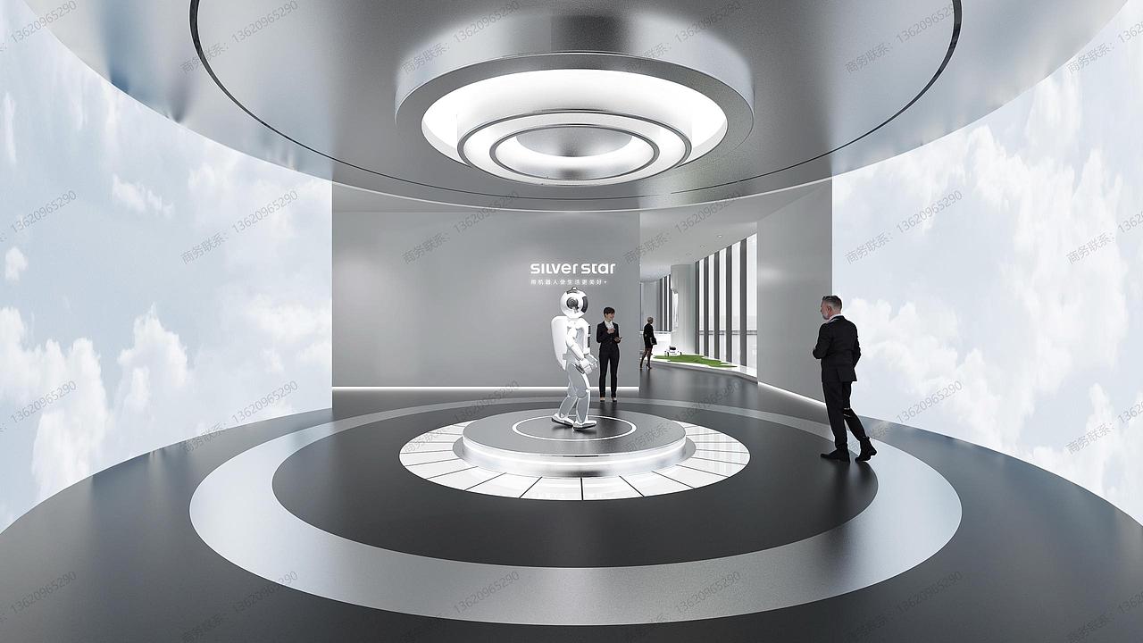 银星智能服务机器人展厅空间设计方案（图ZMzkwOTQ1ODYw） - 展陈设计 - 站酷设计师光曜新境文化科技原创素材 - 站酷ZCOOL