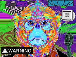 朋克感??????猴子瘋狂病毒