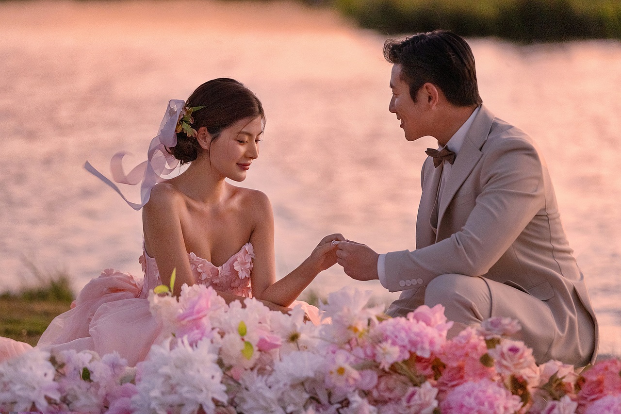 婚纱样片-夕阳黄昏