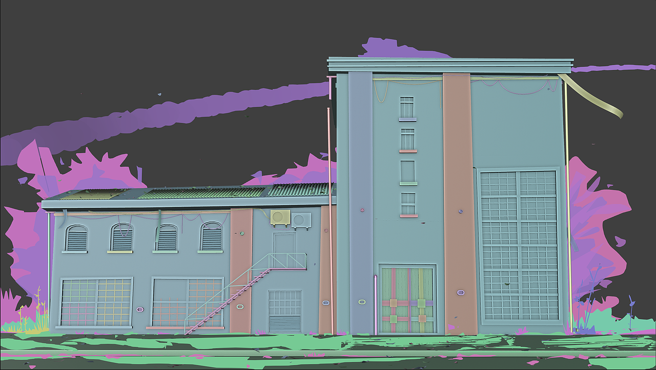 废弃糖厂-blender风格化场景练习