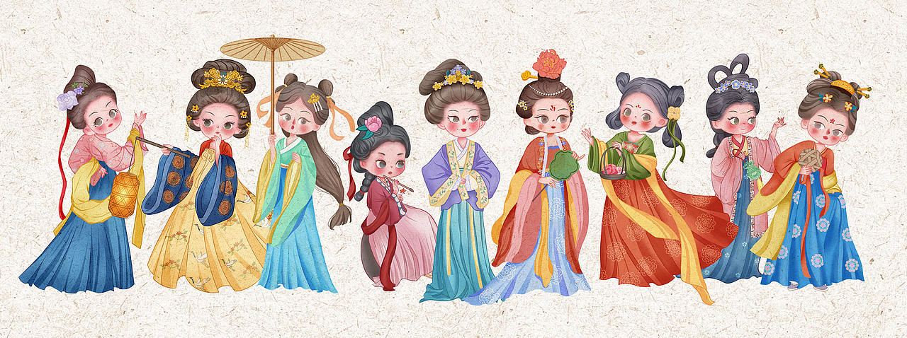 我笔下的小女孩们（图ZMzkwOTU4NzYw） - 商业插画 - 站酷设计师习惯了最初原创素材 - 站酷ZCOOL