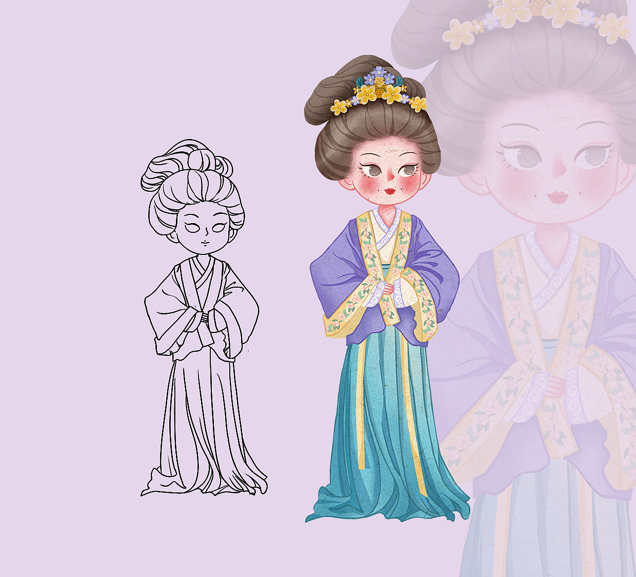 我笔下的小女孩们（图ZMzkwOTU4Nzc2） - 商业插画 - 站酷设计师习惯了最初原创素材 - 站酷ZCOOL