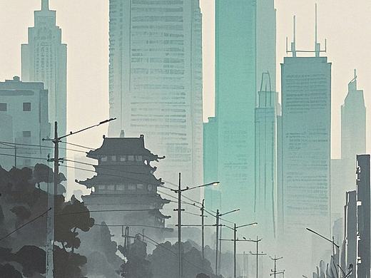 为生活奔波的民工