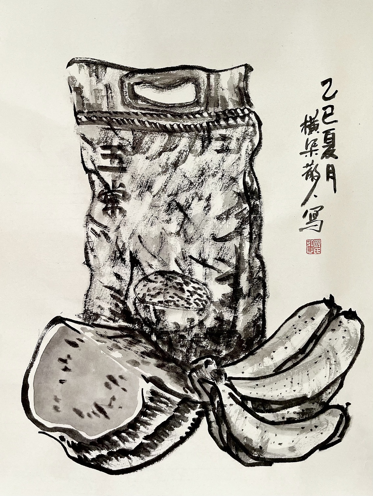 国画墨竹及杂画