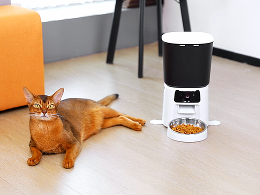 Petrice白色猫喂食器