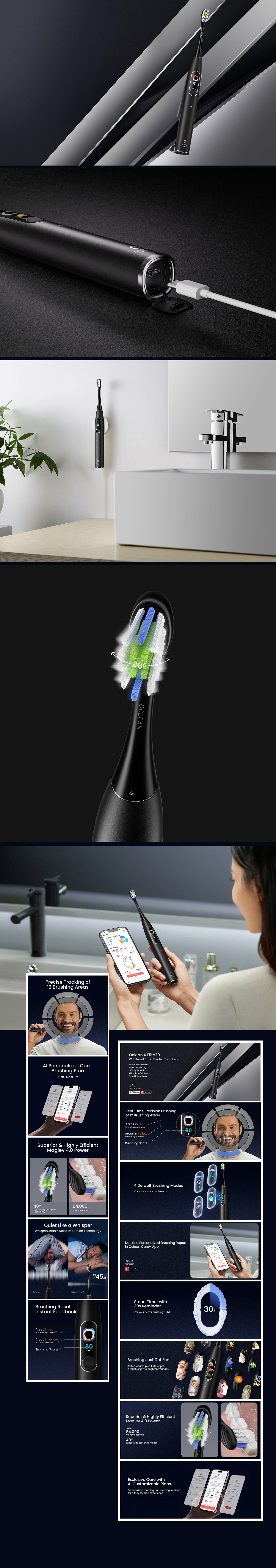 亚马逊电动牙刷详情页（图ZMzkwOTgyNDg4） - 电商 - 站酷设计师青博原创素材 - 站酷ZCOOL