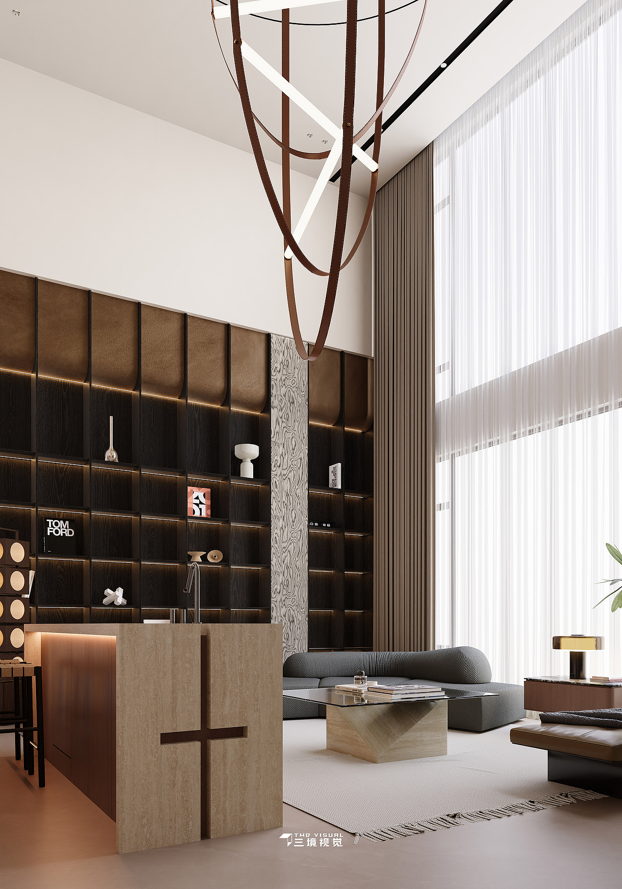 住宅-自建房的自然原木风