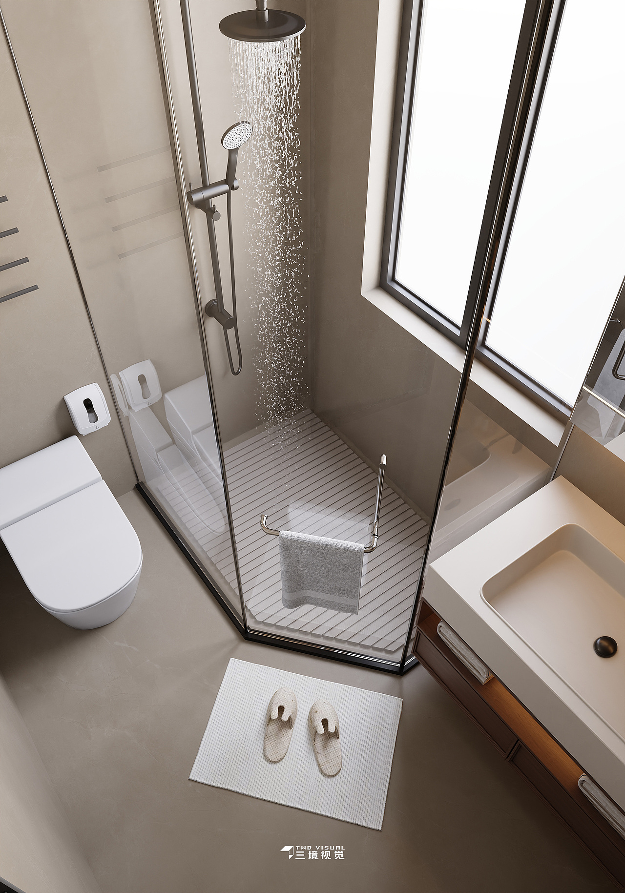 住宅-自建房的自然原木风