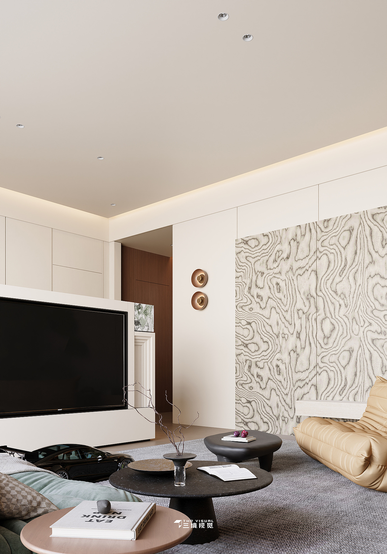 住宅-自建房的自然原木风