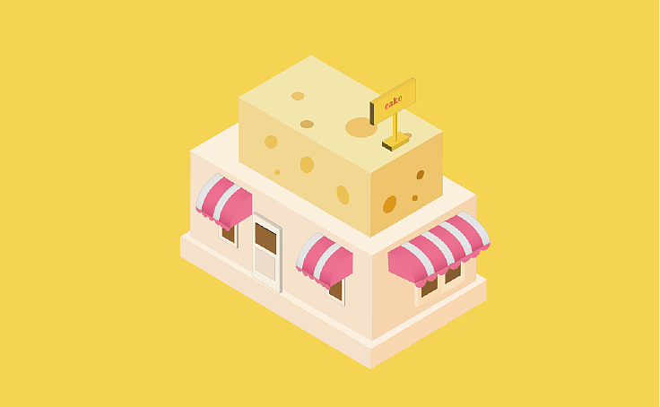 C4d蛋糕小屋建模