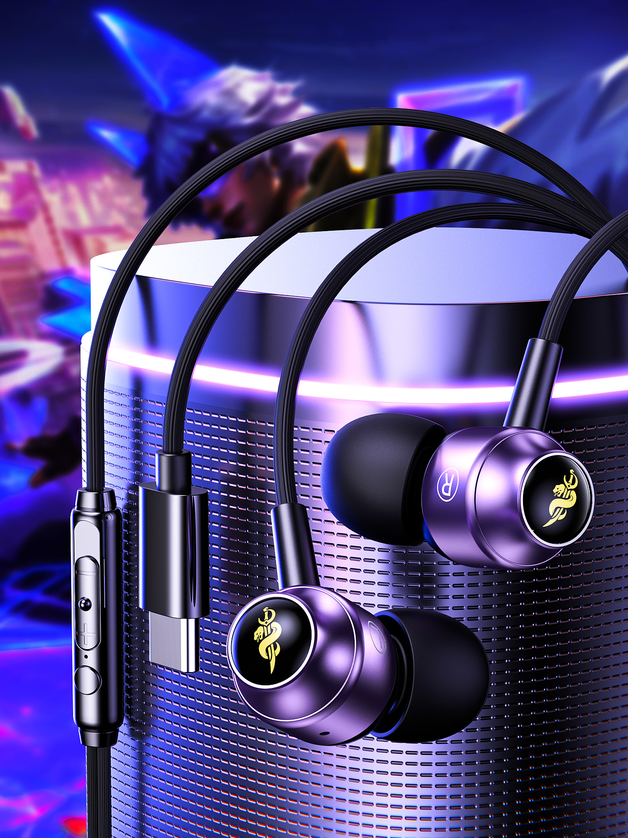 游戏耳机 × 详情页全案设计