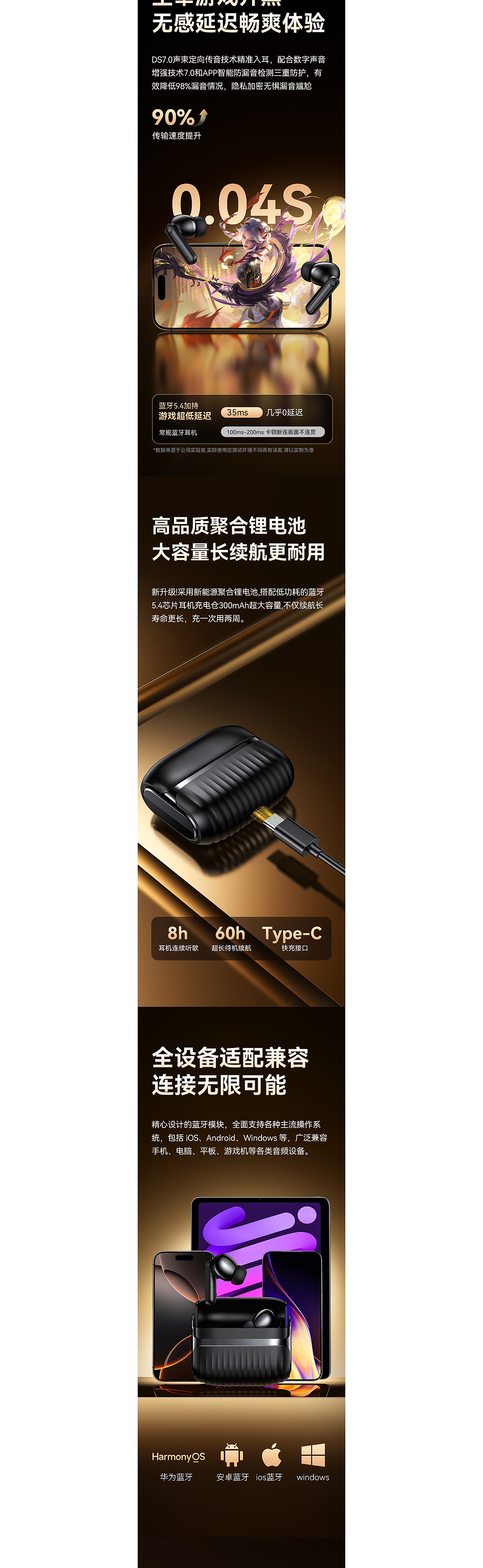 蓝牙耳机 × 详情页全案设计（图ZMzkwOTk3MjYw） - 电商 - 站酷设计师飞鼠设计师原创素材 - 站酷ZCOOL