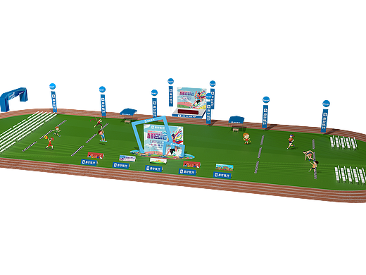 运动会（个人主页-ZNzE5NjE1NzI=） - 其他三维 - 站酷设计师周寨主原创素材 - 站酷ZCOOL