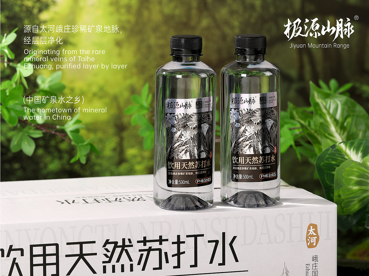 极源山脉 饮用天然苏打水品牌包装设计（图ZMzkxMDEwODU2） - 包装 - 站酷设计师田间创意原创素材 - 站酷ZCOOL