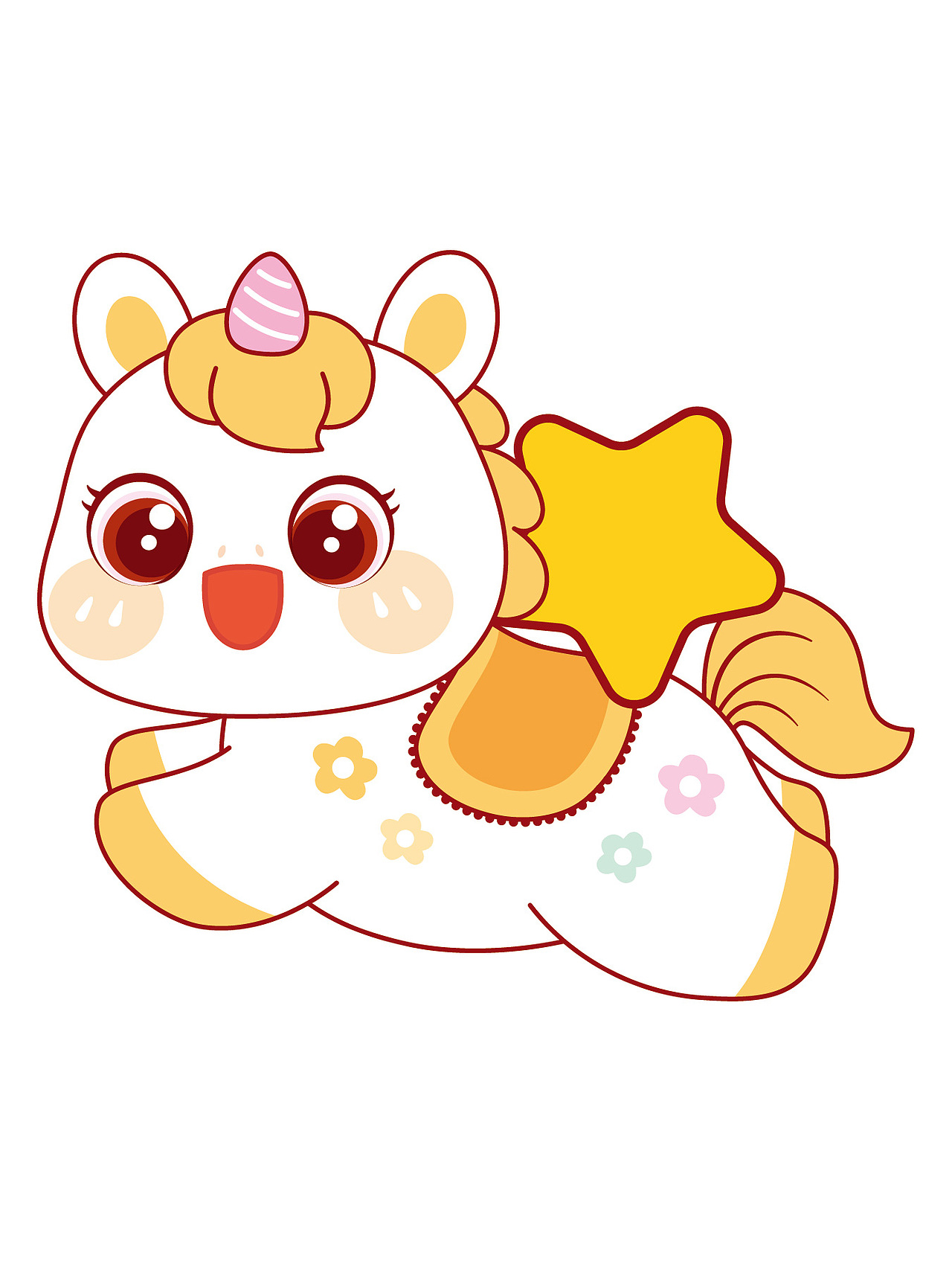 马宝宝IP卡通形象插画可爱卡通图片插画设计