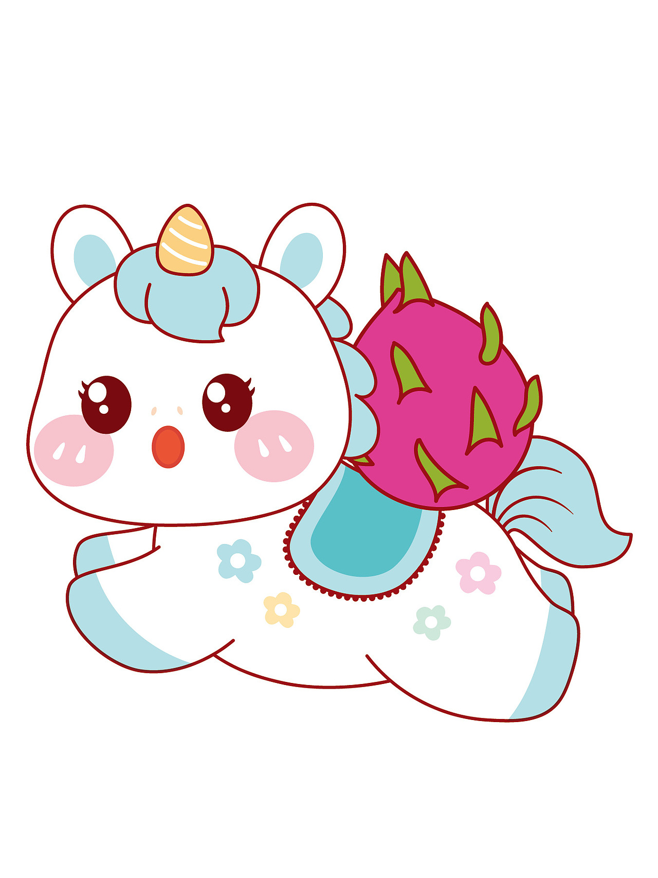 马宝宝IP卡通形象插画可爱卡通图片插画设计