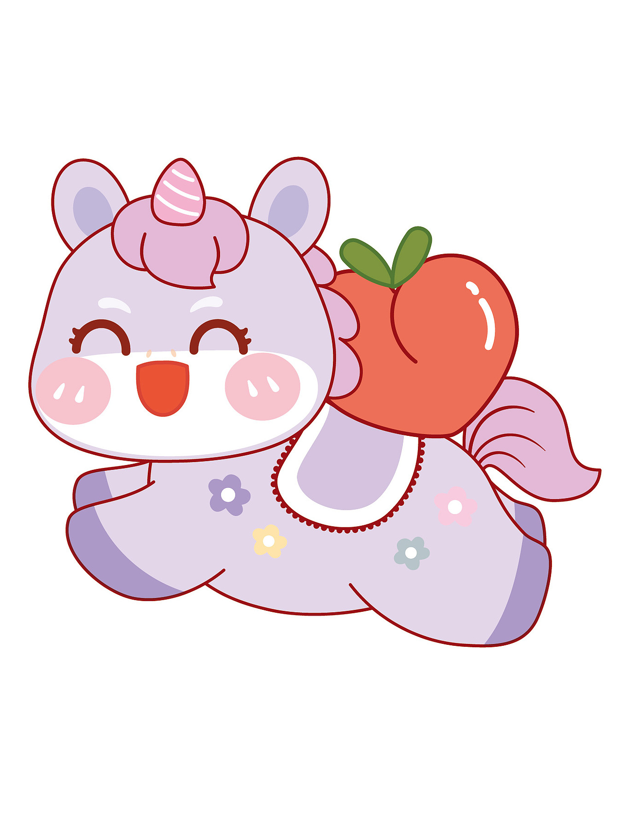 马宝宝IP卡通形象插画可爱卡通图片插画设计