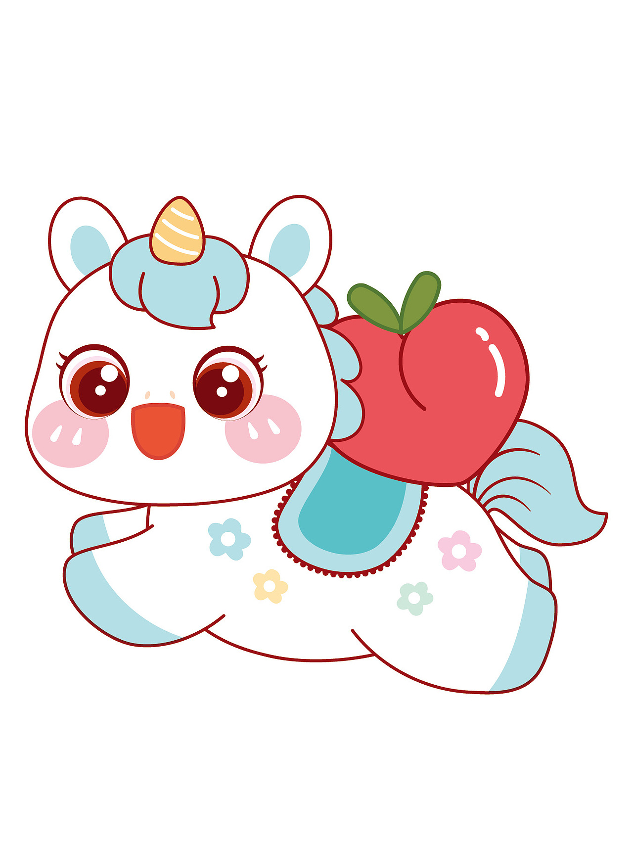 马宝宝IP卡通形象插画可爱卡通图片插画设计