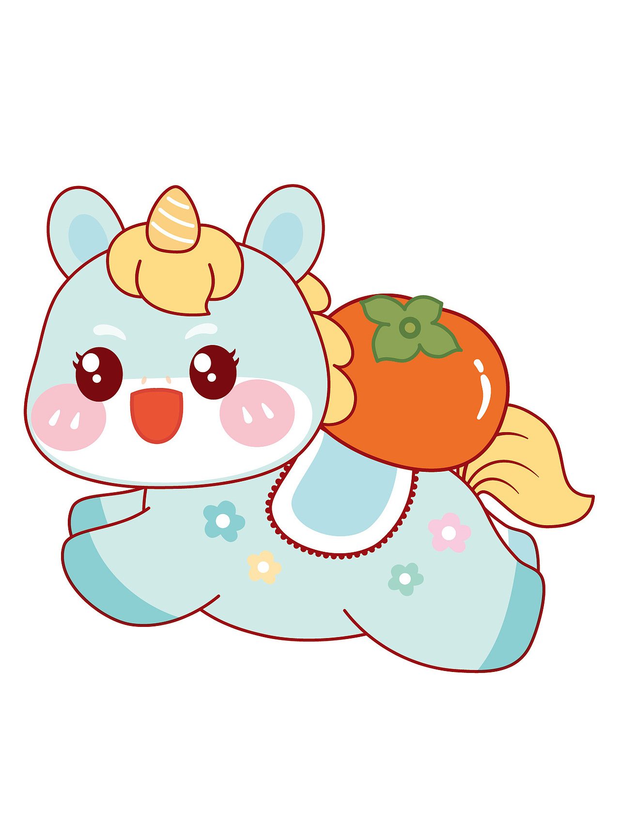 马宝宝IP卡通形象插画可爱卡通图片插画设计