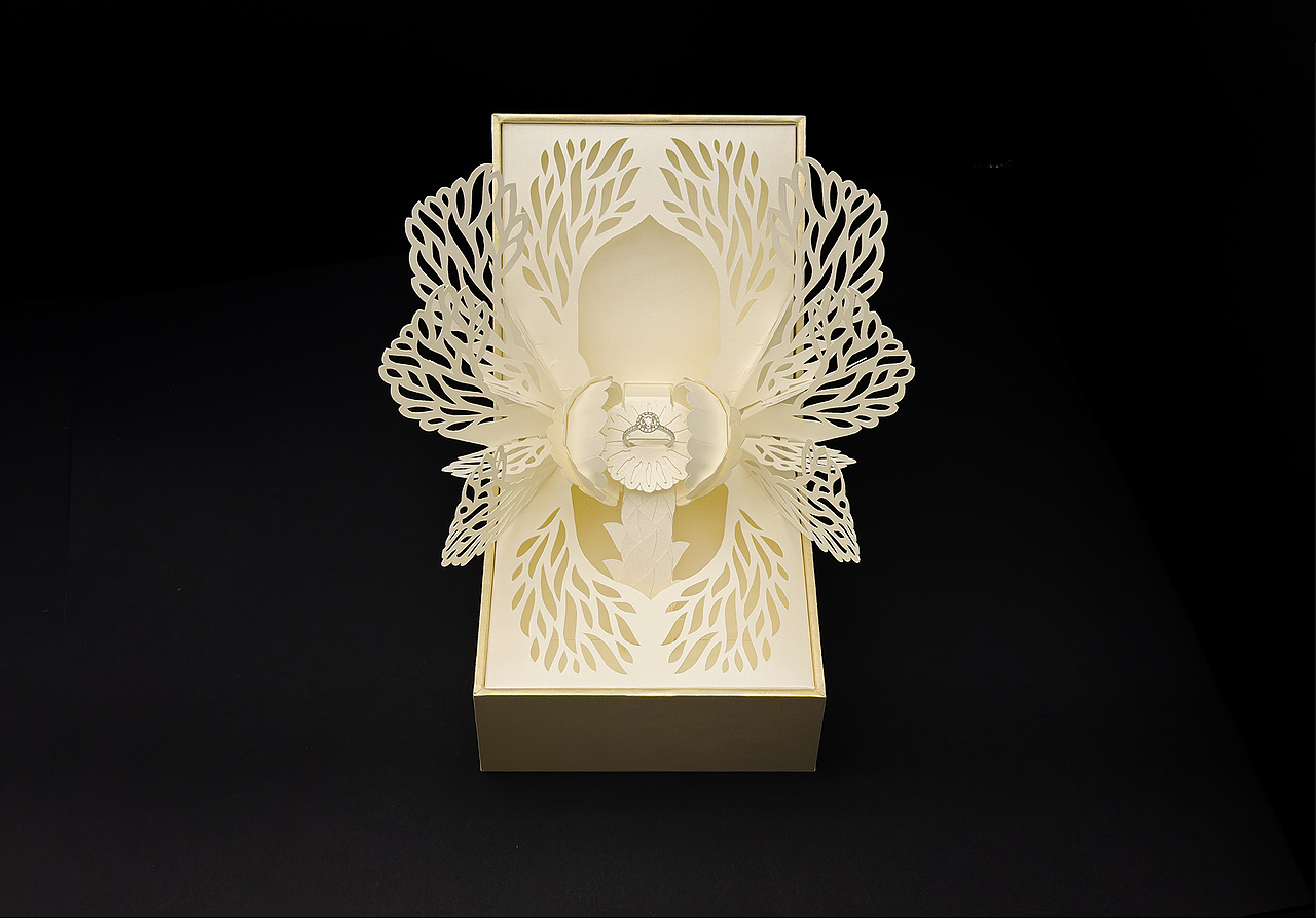 小方吉|包装结构设计|首饰盒