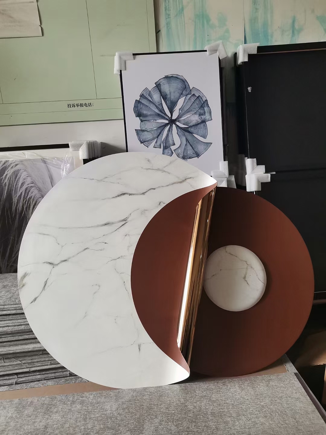 平行艺术|售楼处定制款装饰画实拍