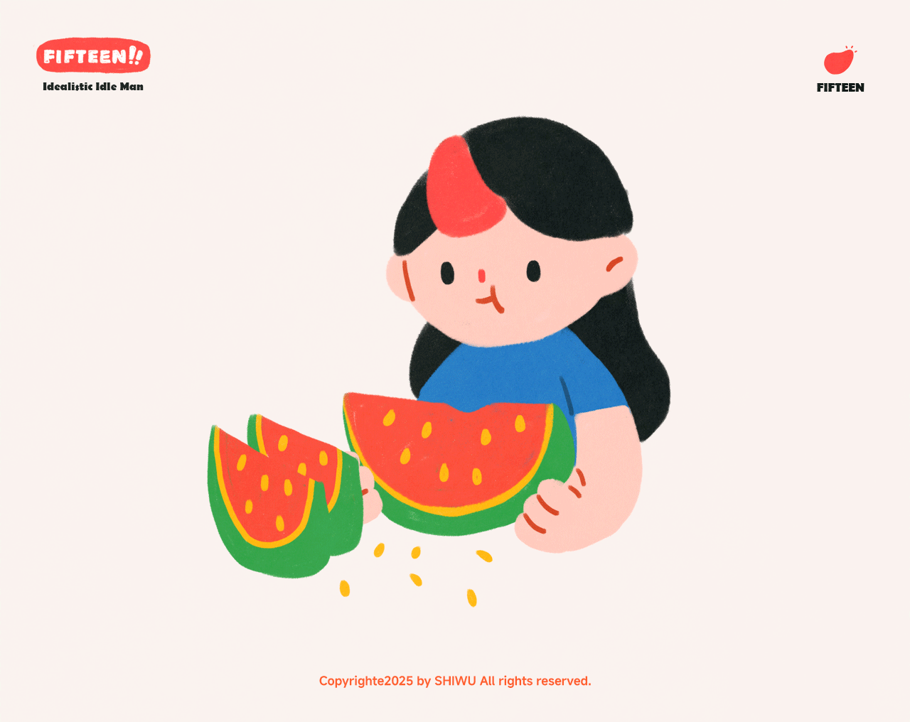 夏天来了，好喜欢吃西瓜