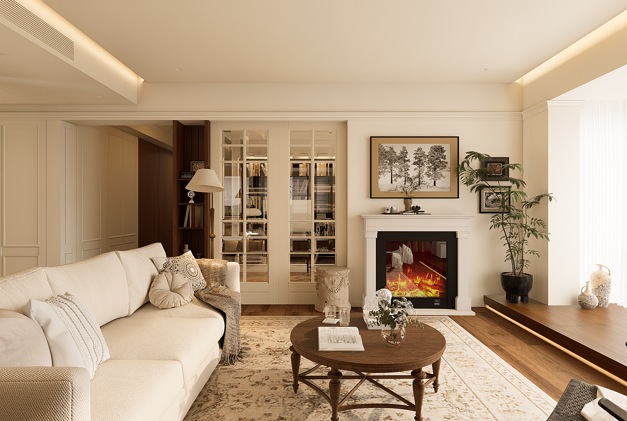 陌上设计｜160㎡世纪新城 旧房改造（图ZMzkxMDUyNDgw） - 家装设计 - 站酷设计师杭州陌上设计原创素材 - 站酷ZCOOL