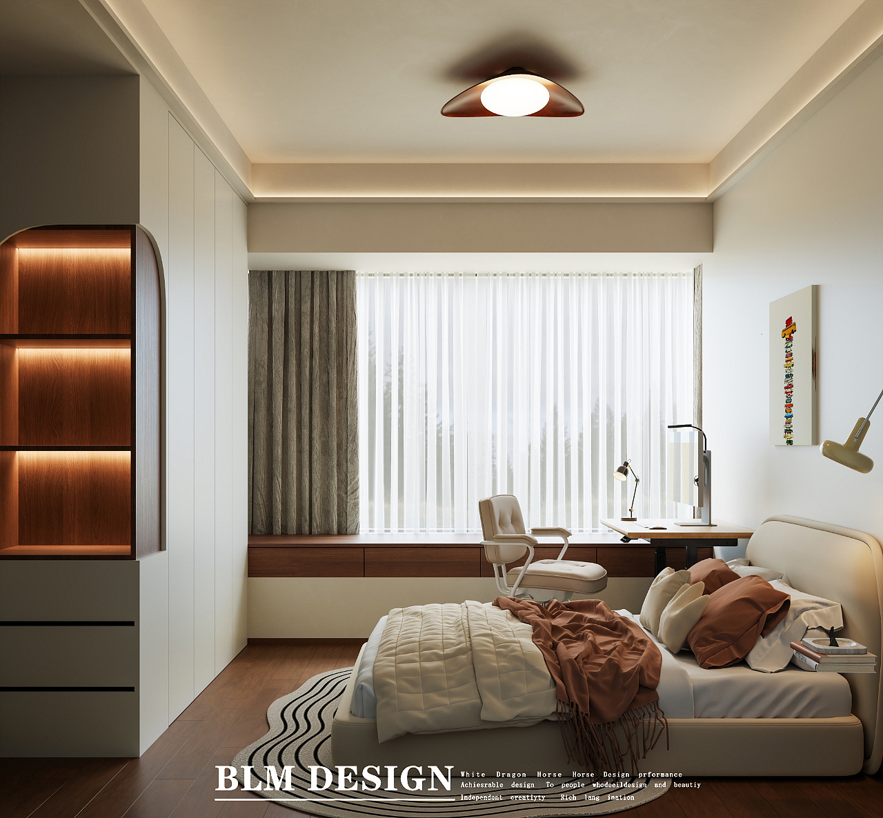 现代风-白龙马效果图