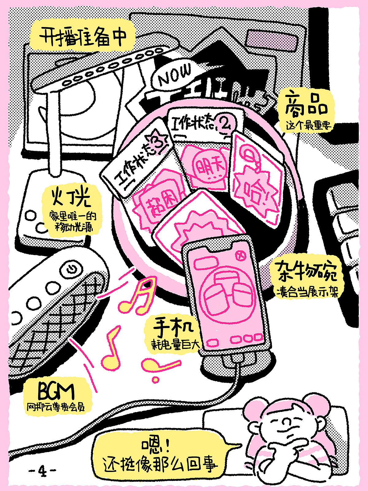 原画师转行新人主播🛎️竟然日赚三位数⁉️（图ZMzkxMDU2MDMy） - 短篇/格漫 - 站酷设计师MoonYUE悦悦原创素材 - 站酷ZCOOL