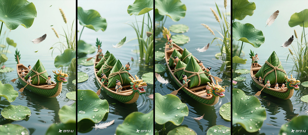 端午节主题/宣传推广/海报/放假通知/设计