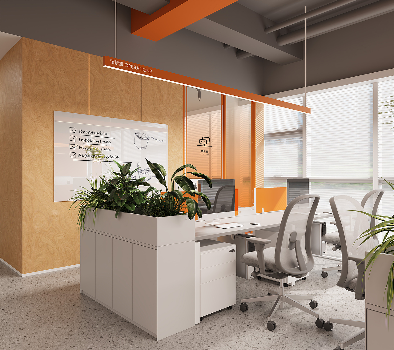 甚行办公室 | 活力感知 · 不设限的办公场所（图ZMzkxMDY3NzU2） - 商业空间设计 - 站酷设计师魔戏空间设计原创素材 - 站酷ZCOOL