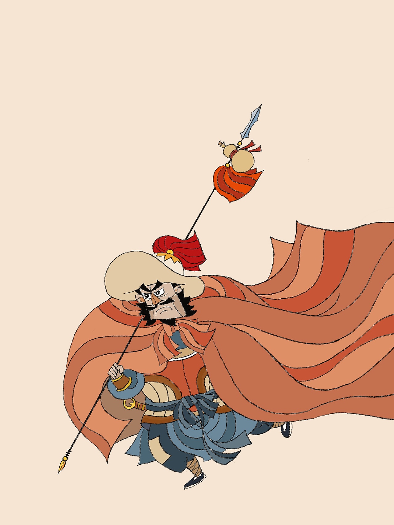 水浒108将上色版—“五虎将”