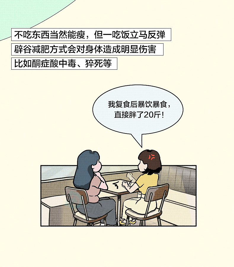 减肥路中的绊脚石条漫