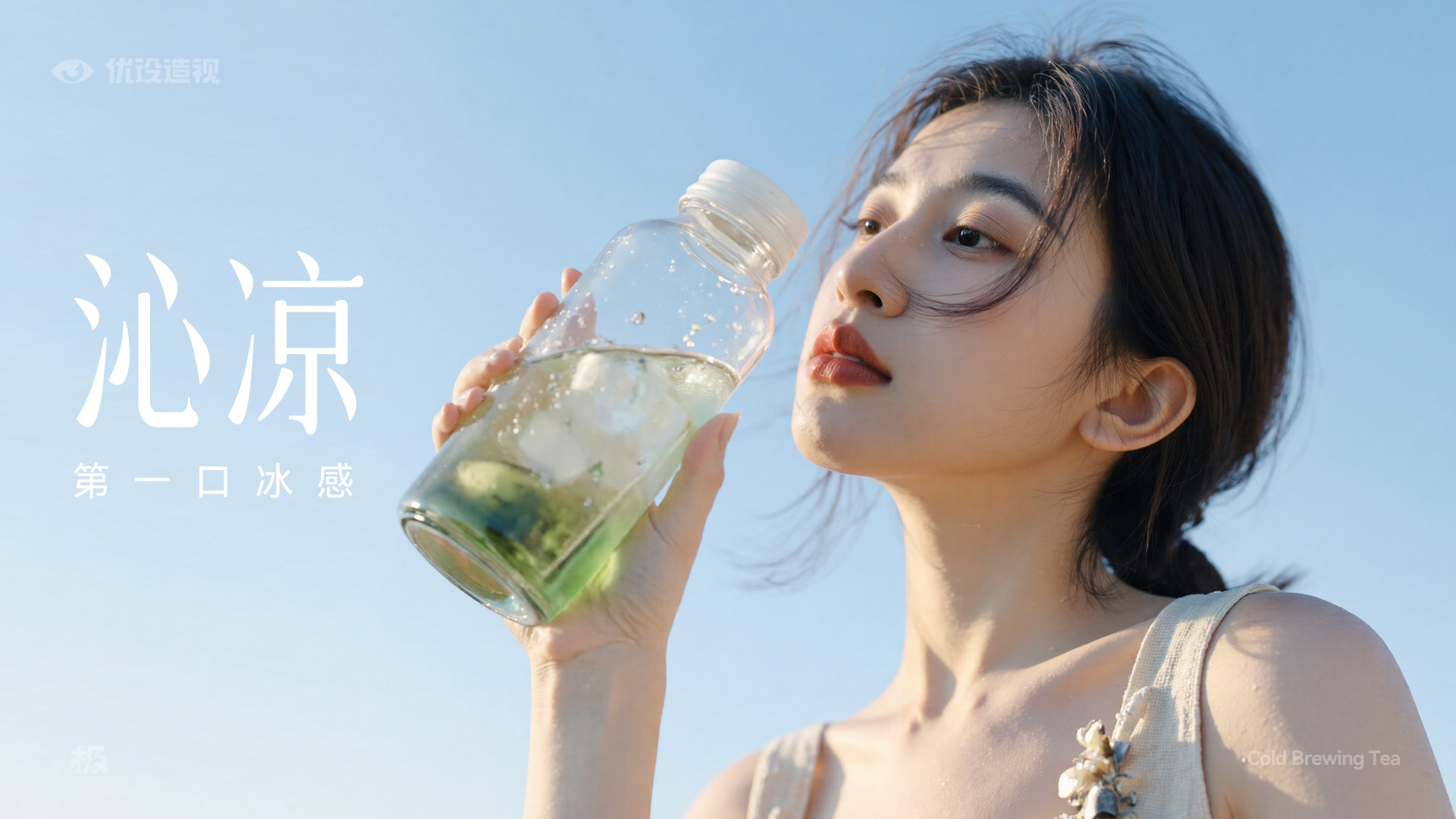 【一个字，一句话，一整套系统】如何用“沁”字打造让年轻人心动的冷泡茶品牌（图ZMTUxMDA1Njg=） - 观点 - 站酷设计师灵鲲科技AIGC原创素材 - 站酷ZCOOL