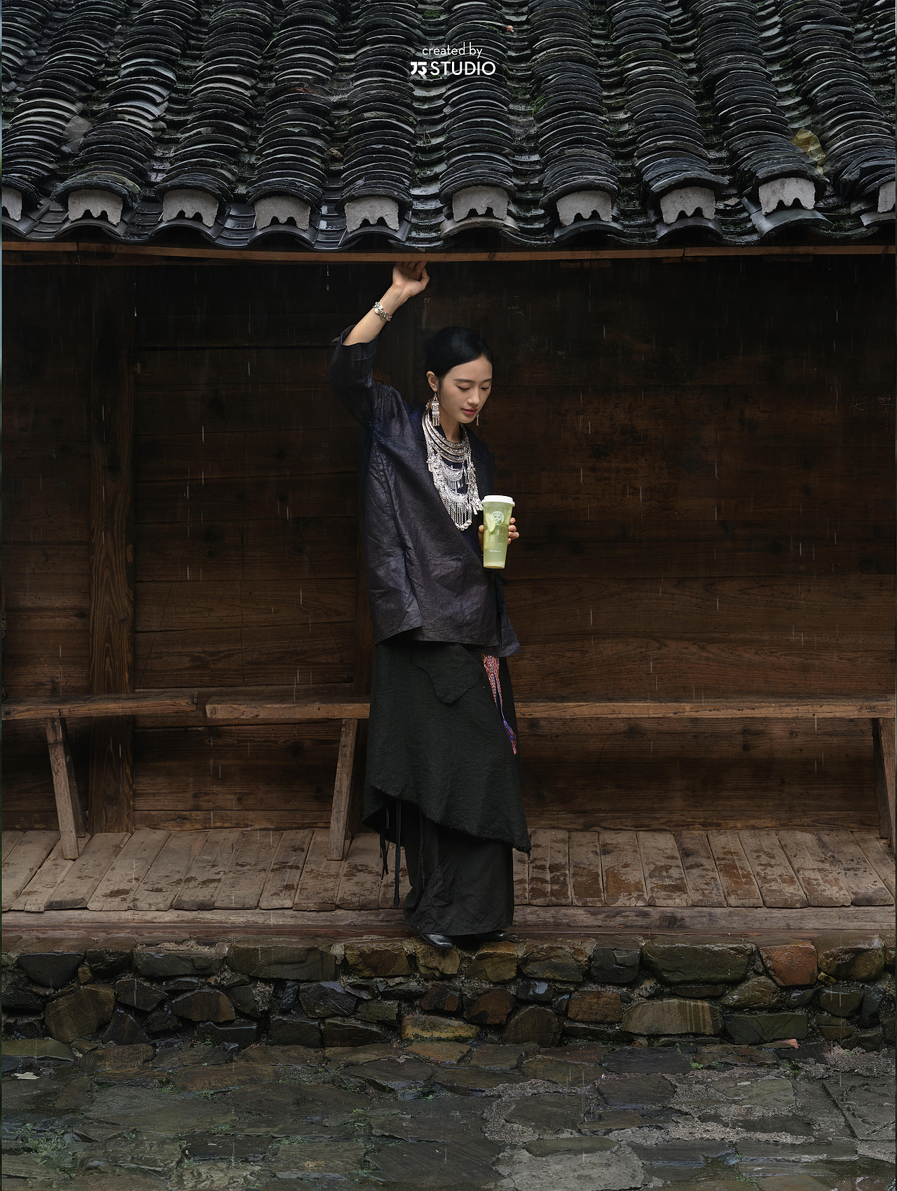 茶饮人像拍摄 I 茶百道山野木姜子苗寨溯源