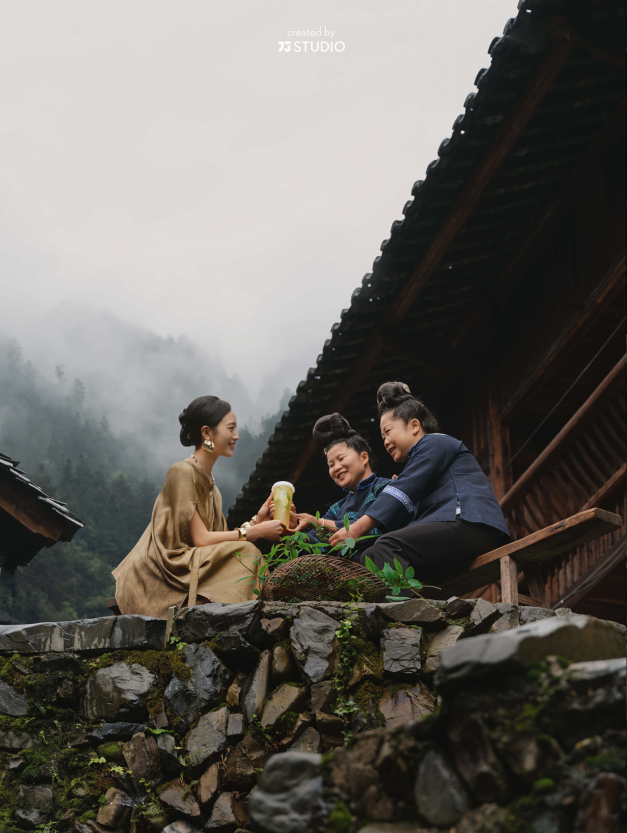 茶饮人像拍摄 I 茶百道山野木姜子苗寨溯源