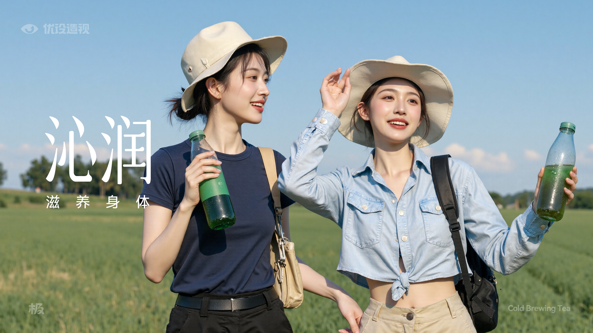 【一个字，一句话，一整套系统】如何用“沁”字打造让年轻人心动的冷泡茶品牌（图ZMTUxMDA1ODA=） - 观点 - 站酷设计师灵鲲科技AIGC原创素材 - 站酷ZCOOL