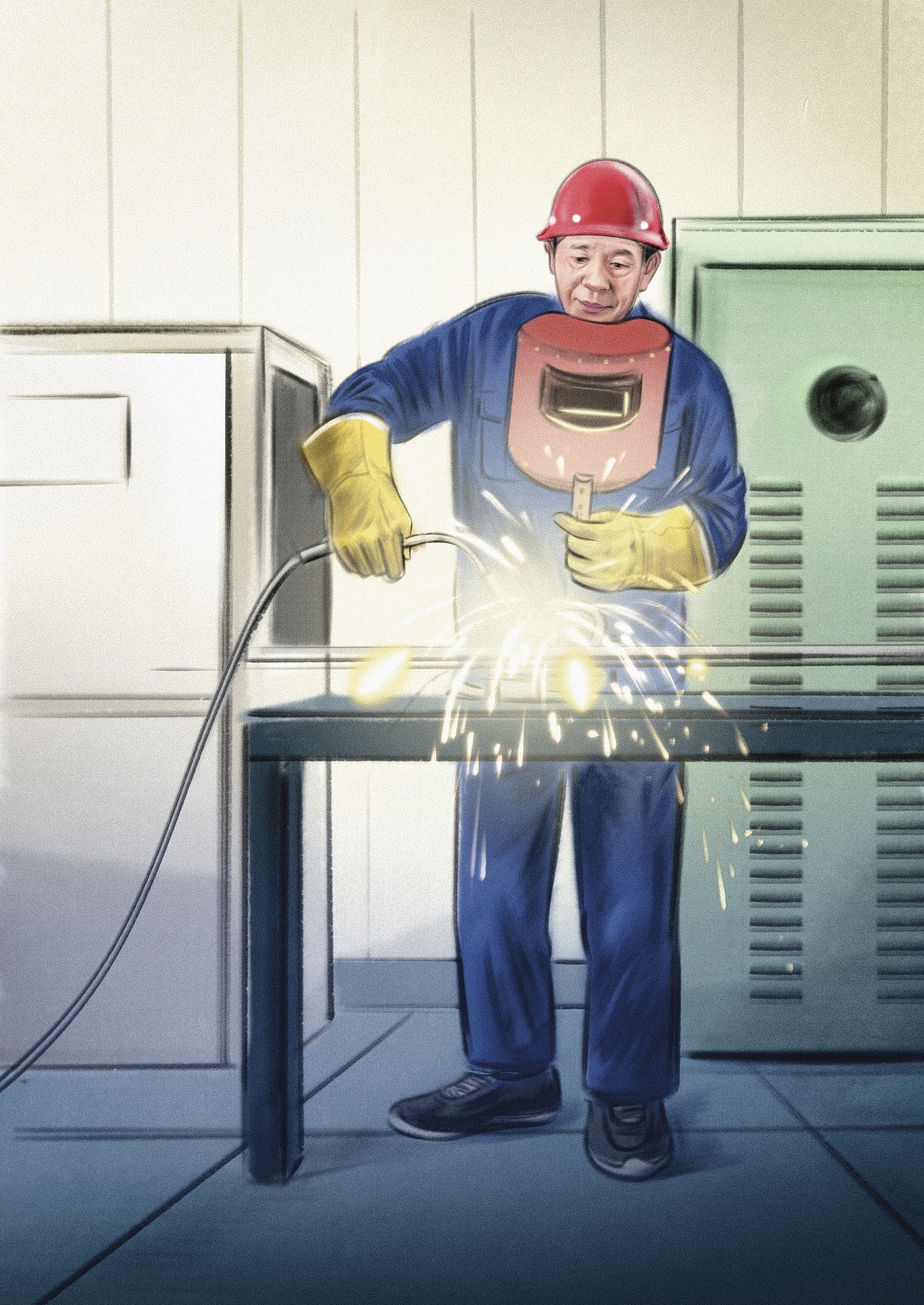 焊接专家——艾爱国