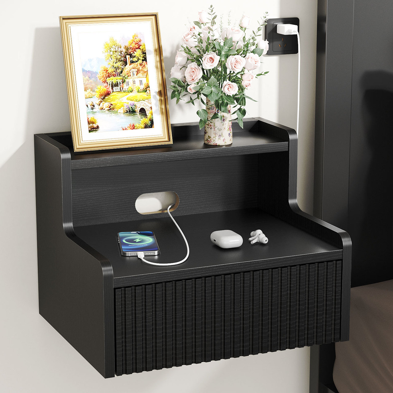 悬浮床边柜（图ZMzkxMDg0MTQ0） - 产品 - 站酷设计师小葫芦772原创素材 - 站酷ZCOOL