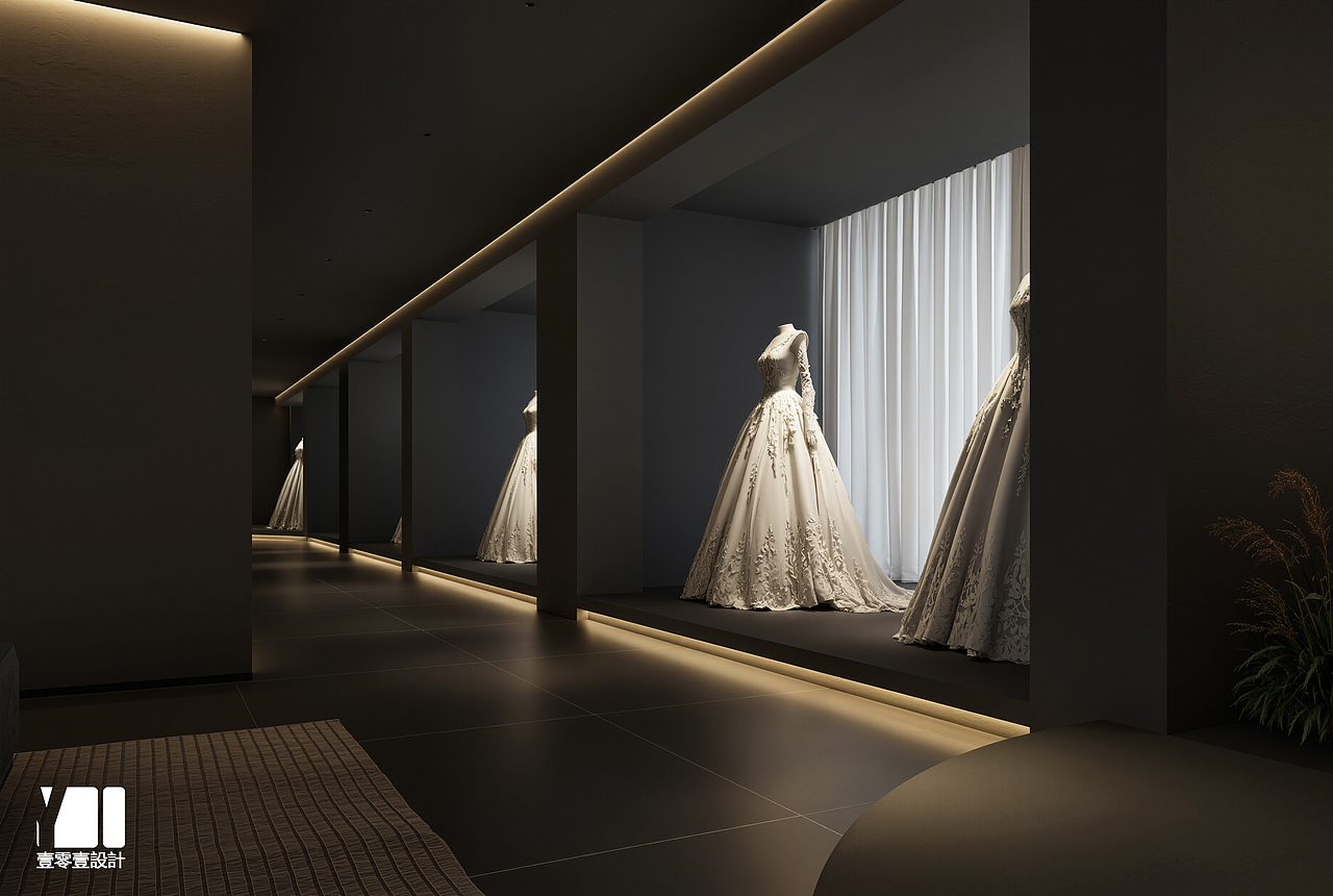 「灰与红｜打造高级感爆棚的婚纱视觉盛宴（图ZMzkxMDg5NTc2） - 商业空间设计 - 站酷设计师壹零壹Design原创素材 - 站酷ZCOOL