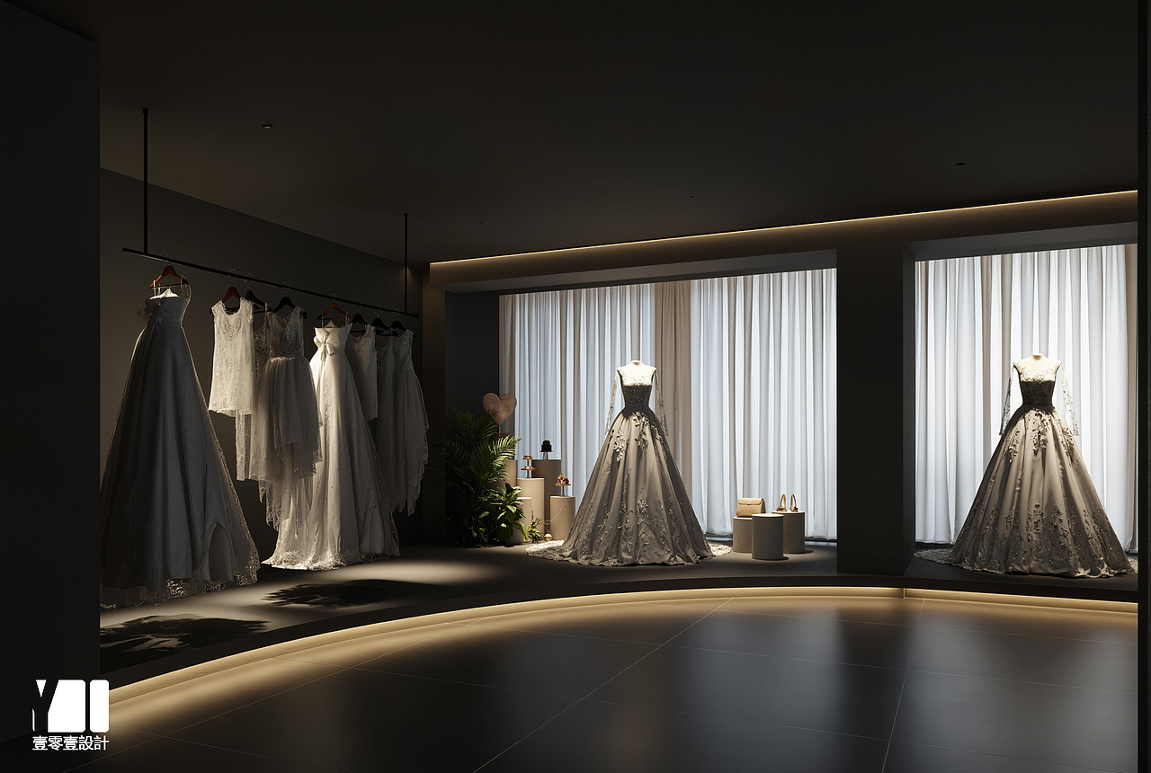 「灰与红｜打造高级感爆棚的婚纱视觉盛宴（图ZMzkxMDg5NTgw） - 商业空间设计 - 站酷设计师壹零壹Design原创素材 - 站酷ZCOOL