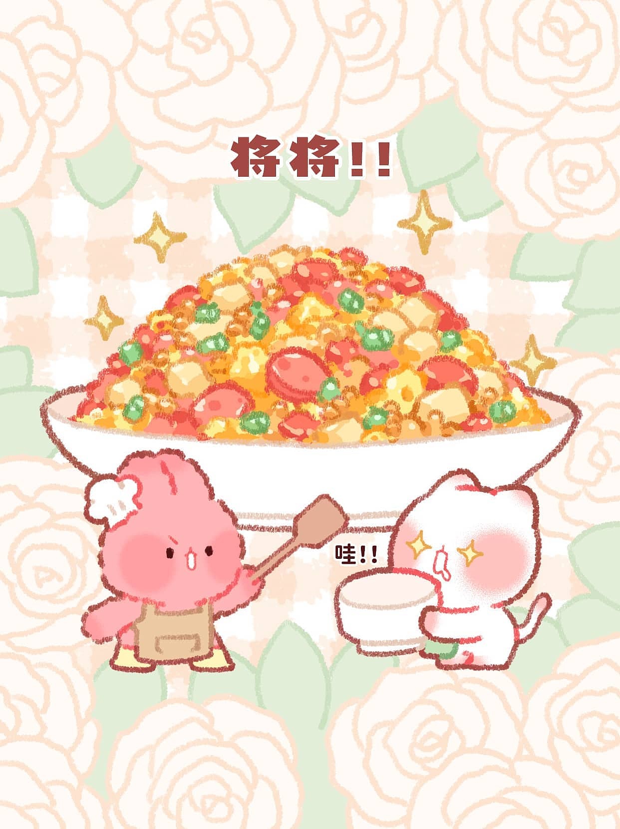 拯救冷饭君！漫画教你超好吃的蛋炒饭（图ZMzkxMDk4MzYw） - 短篇/格漫 - 站酷设计师泗口沺原创素材 - 站酷ZCOOL