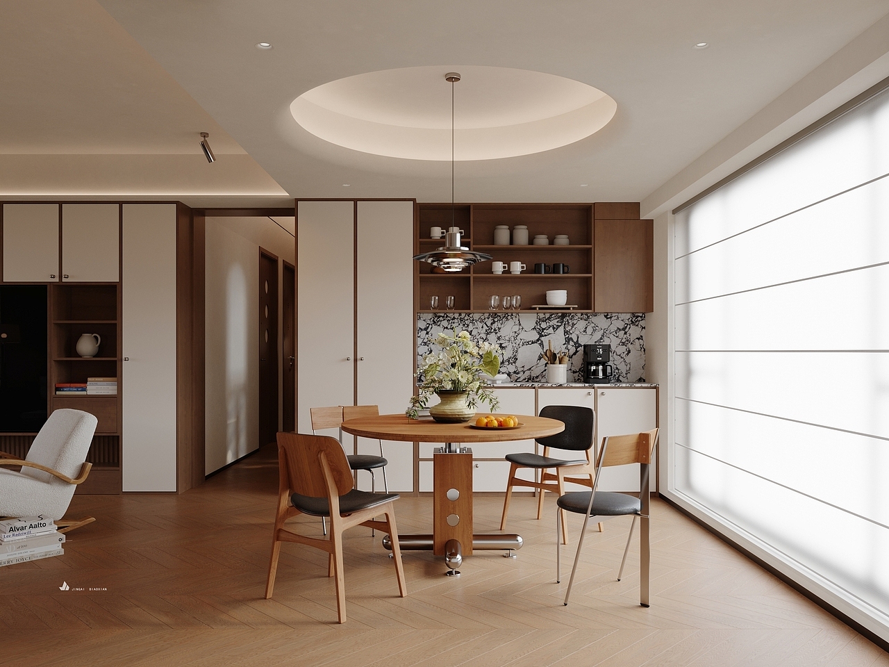 现代风格-家回归平静（图ZMzkxMDk5MDMy） - 家装设计 - 站酷设计师金该效果图官方账原创素材 - 站酷ZCOOL