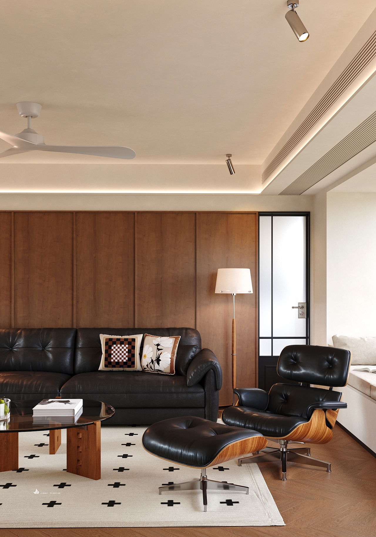 现代风格-家回归平静（图ZMzkxMDk5MTAw） - 家装设计 - 站酷设计师金该效果图官方账原创素材 - 站酷ZCOOL