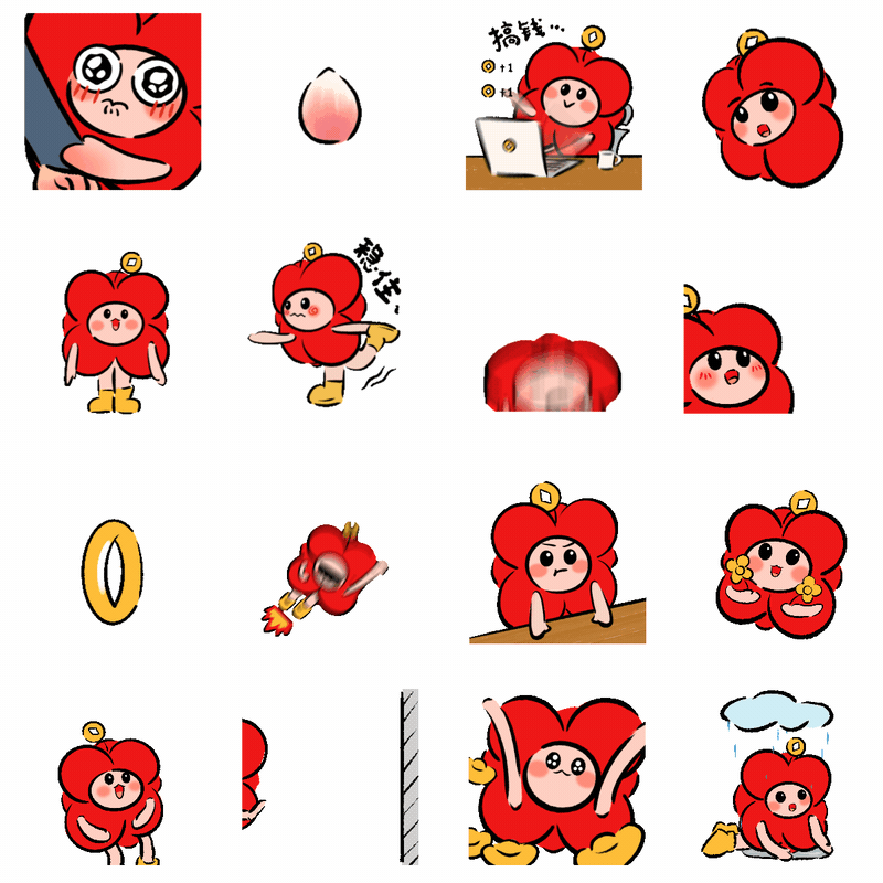 天弘基金 | 全新IP形象——小弘花!